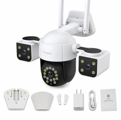 AUREY Triple Lense WiFi Camera: 15MP
