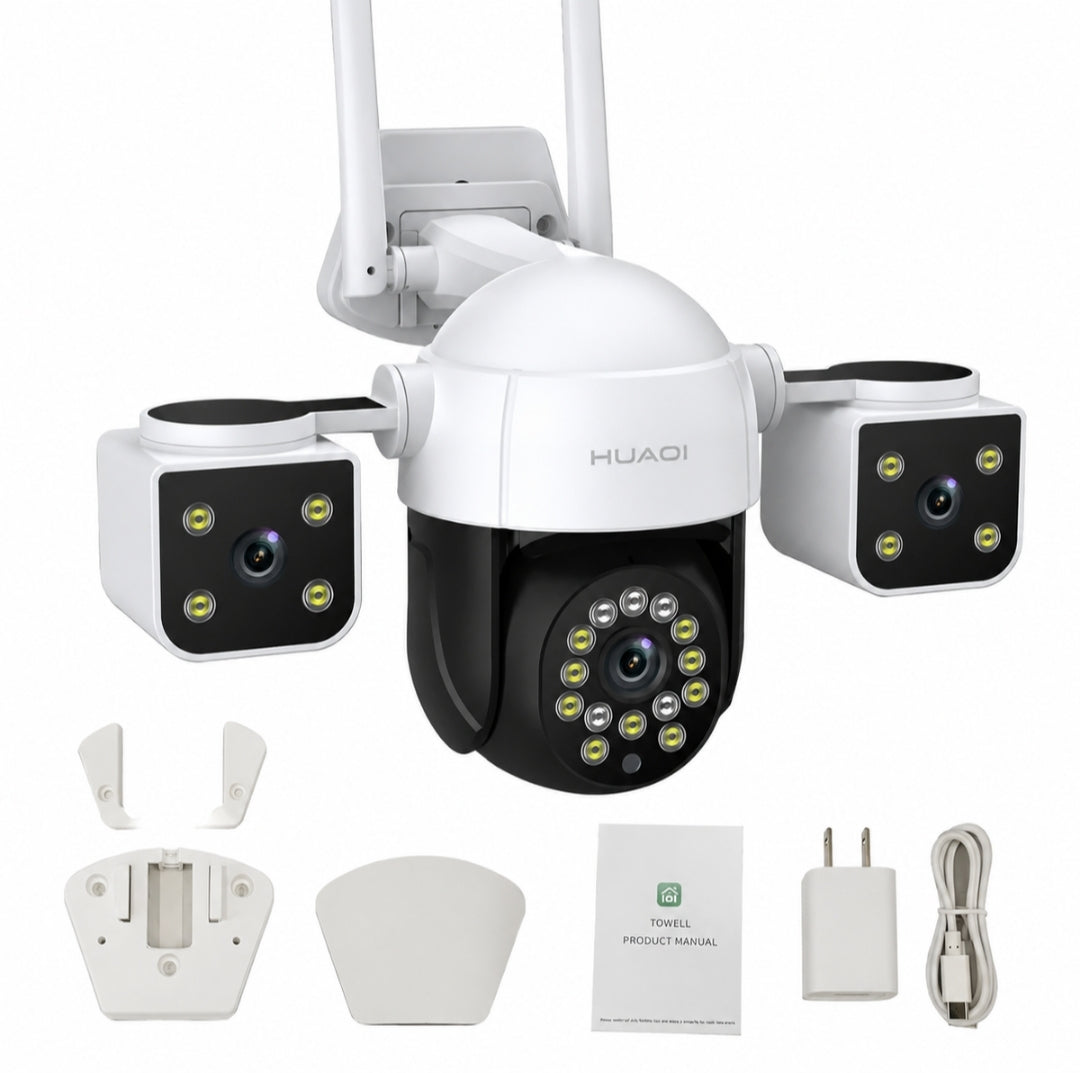 AUREY Triple Lense WiFi Camera: 15MP